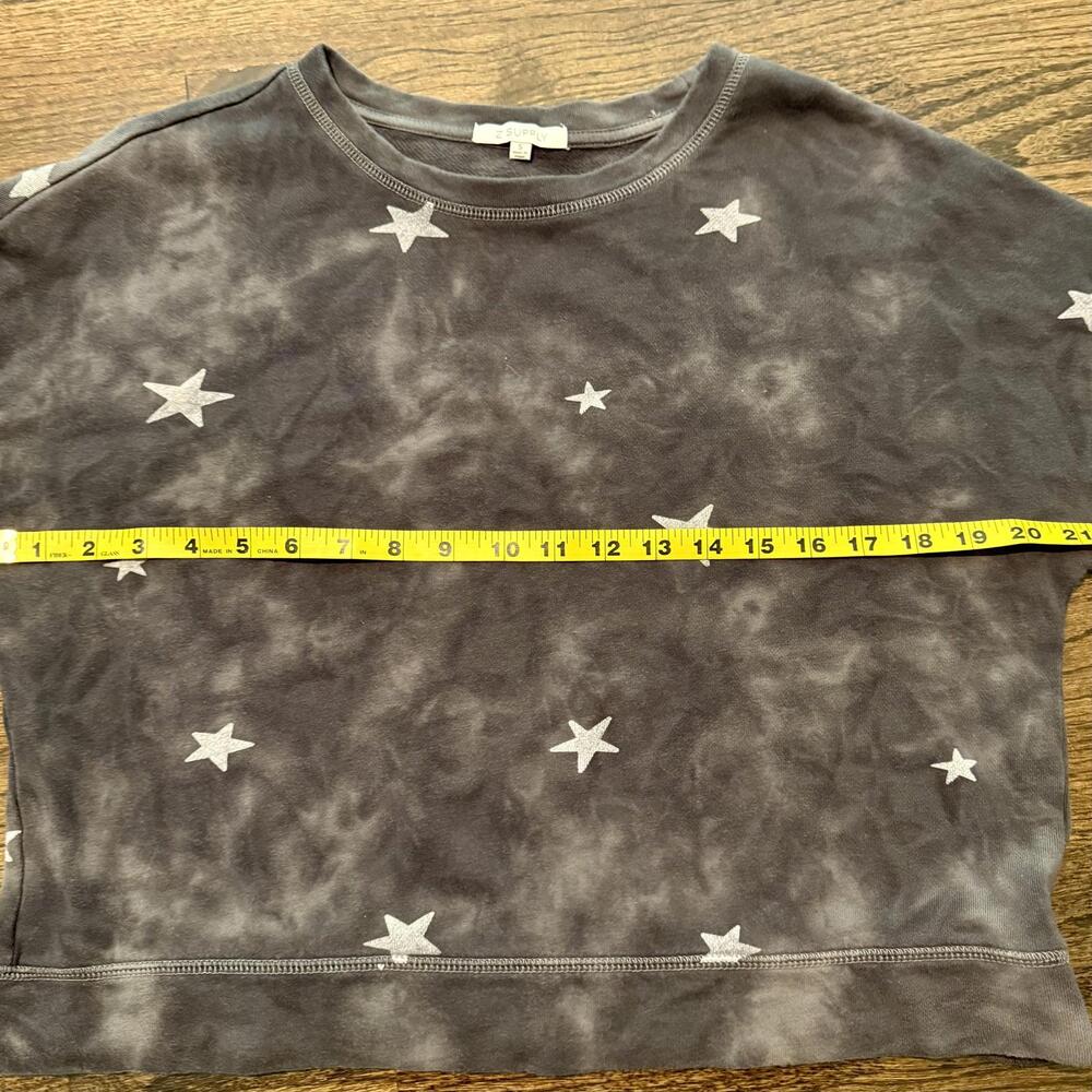 Women's Z Supply Millie Cloud Star Sweatshirt Small - Picture 8 of 8